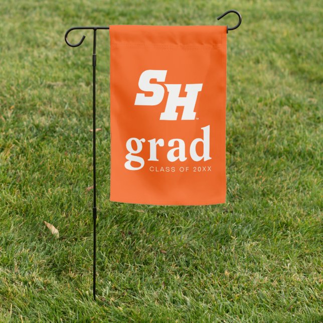 Sam Houston State University Graduation Design Garden Flag (In SItu)