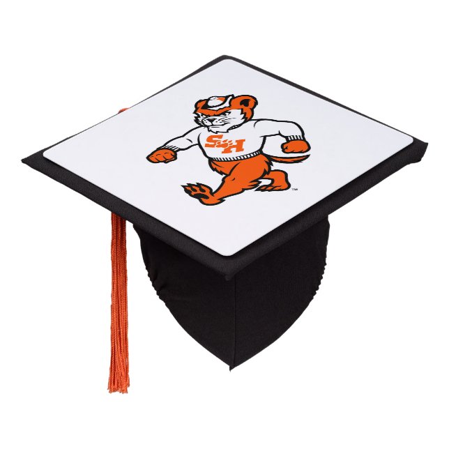 Sam Houston State University Graduation Design Graduation Cap Topper (Angled)