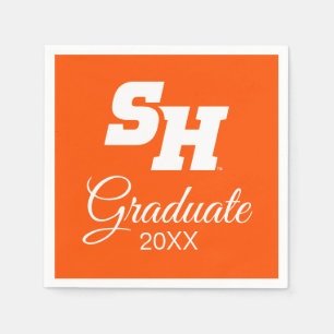 Sam Houston State University Graduation Design Napkins