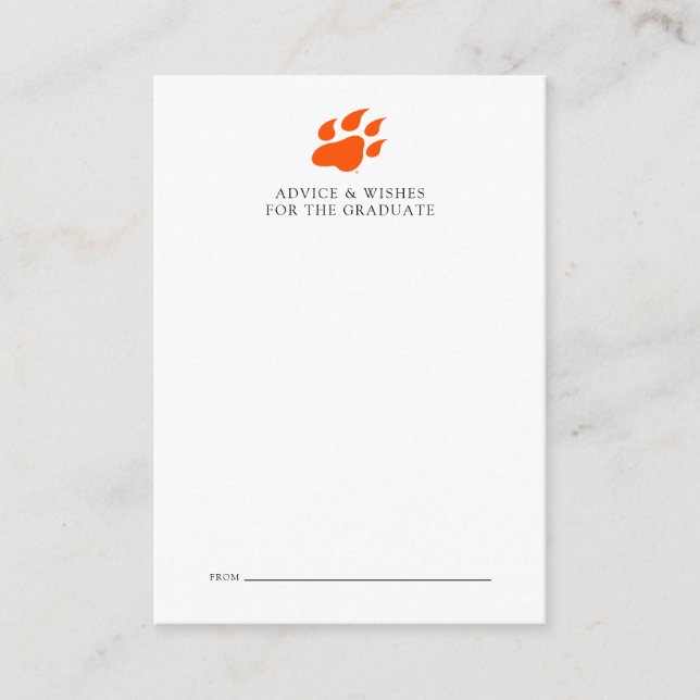 Sam Houston State University Graduation Design Note Card (Front)