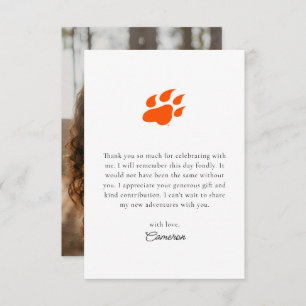 Sam Houston State University Graduation Design Thank You Card