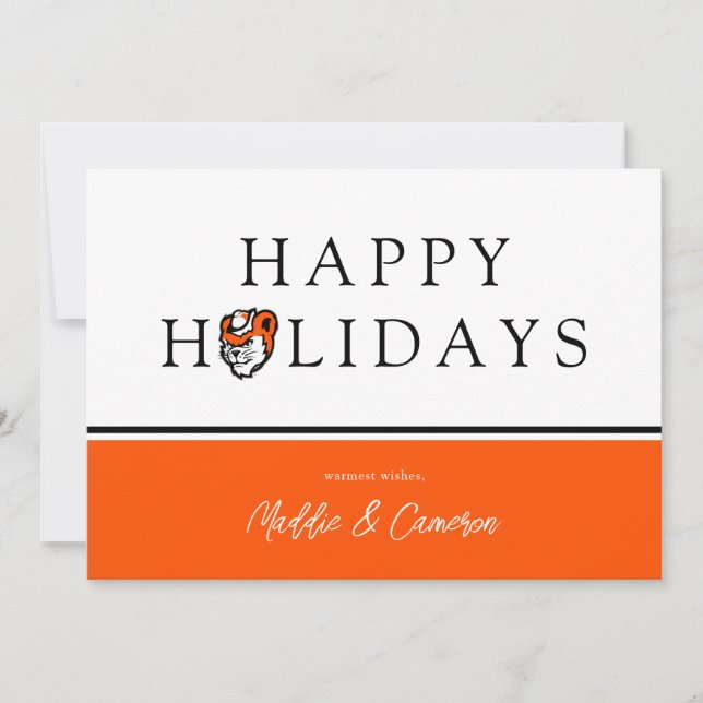 Sam Houston State University Holiday Spirit Announcement (Front)