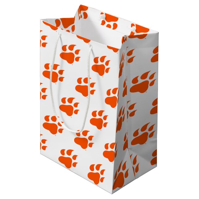 Sam Houston State University Holiday Spirit Medium Gift Bag (Front Angled)