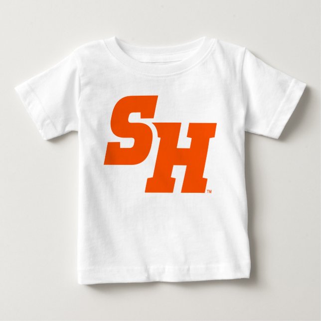 Sam Houston State University SH Wordmark Baby T-Shirt (Front)