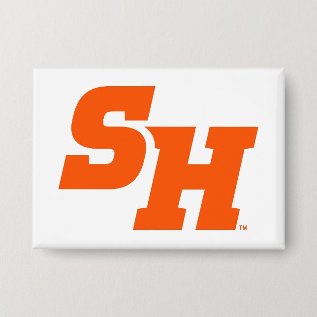 Sam Houston State University SH Wordmark Button (Front)