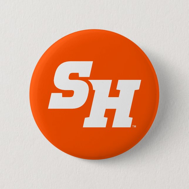 Sam Houston State University SH Wordmark Button (Front)