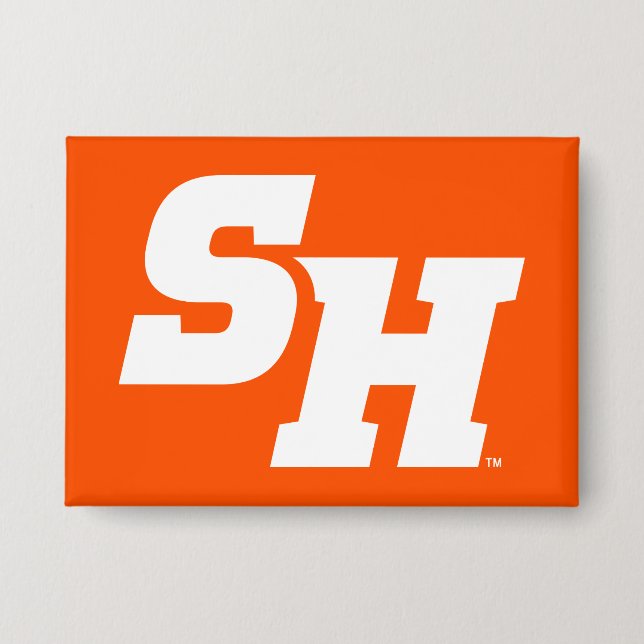 Sam Houston State University SH Wordmark Button (Front)