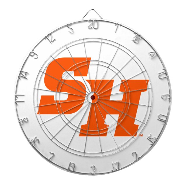 Sam Houston State University SH Wordmark Dart Board (Front)