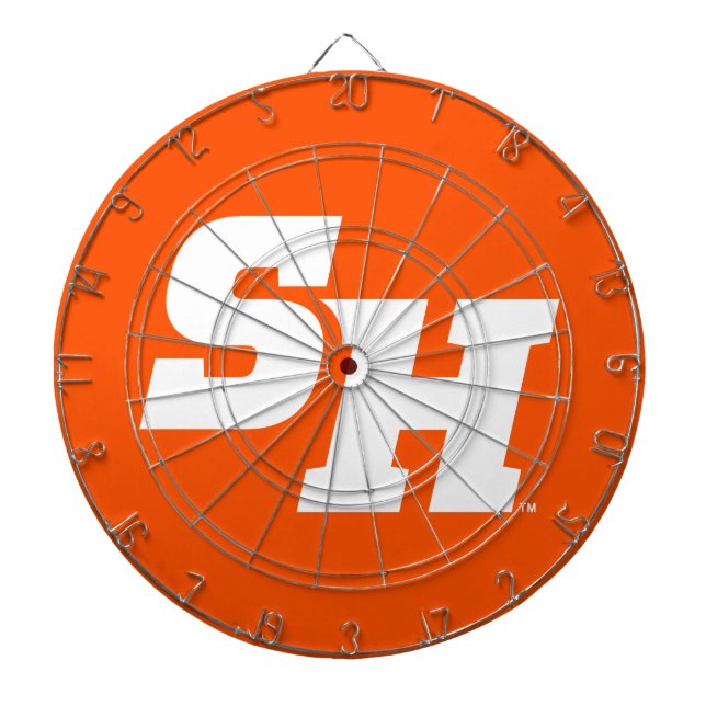 Sam Houston State University SH Wordmark Dart Board (Front)