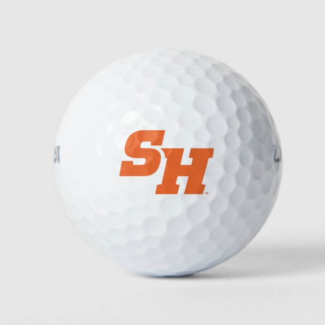 Sam Houston State University SH Wordmark Golf Balls (Front)
