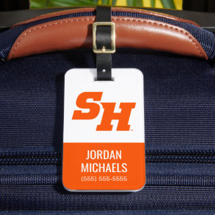 Sam Houston State University SH Wordmark Luggage Tag