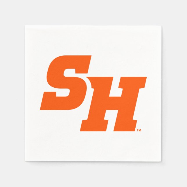 Sam Houston State University SH Wordmark Napkins (Front)