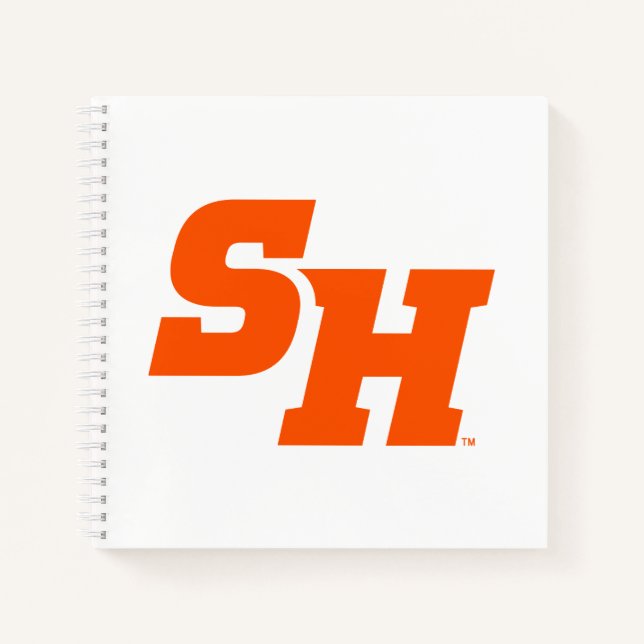 Sam Houston State University SH Wordmark Notebook (Front)