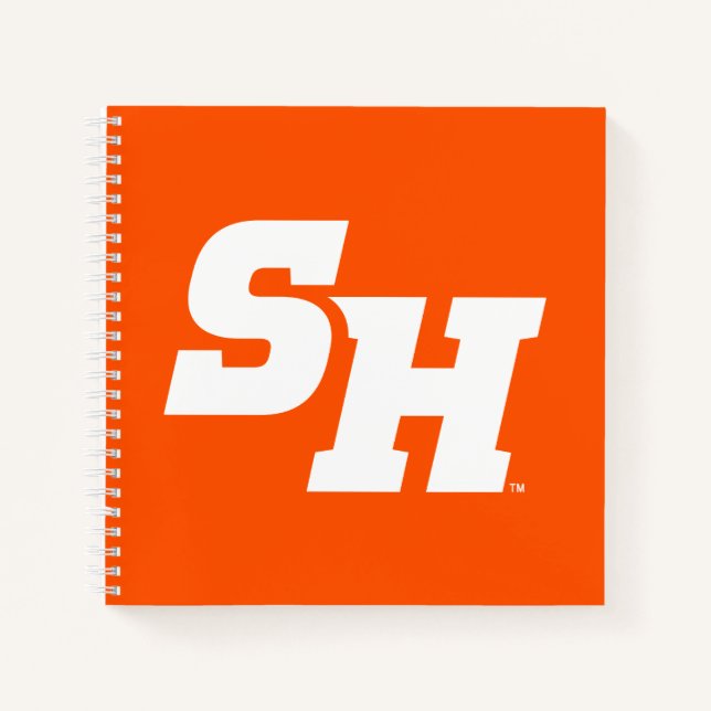 Sam Houston State University SH Wordmark Notebook (Front)
