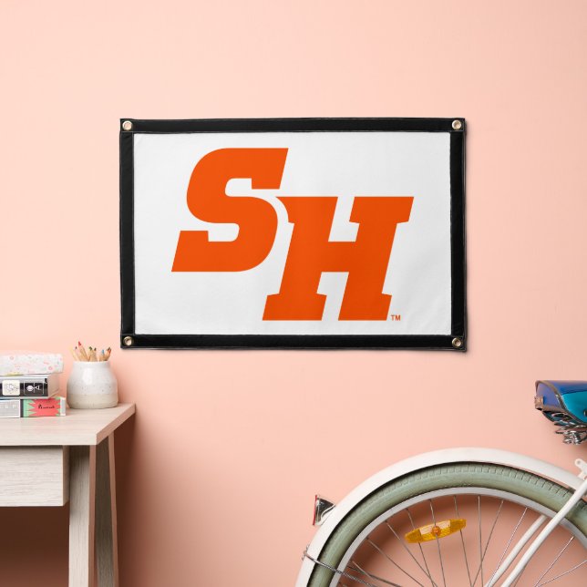 Sam Houston State University SH Wordmark Pennant (Insitu 2)