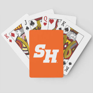 Sam Houston State University SH Wordmark Poker Cards