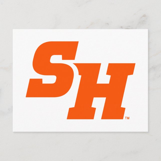Sam Houston State University SH Wordmark Postcard (Front)