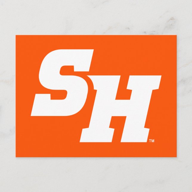 Sam Houston State University SH Wordmark Postcard (Front)