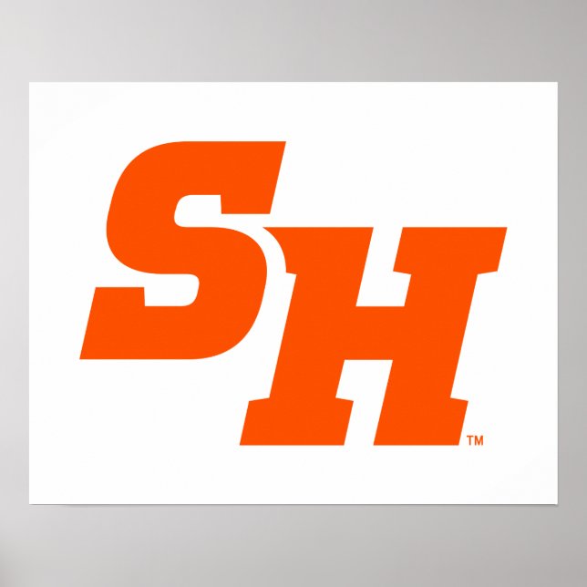 Sam Houston State University SH Wordmark Poster (Front)