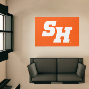 Sam Houston State University SH Wordmark Rug