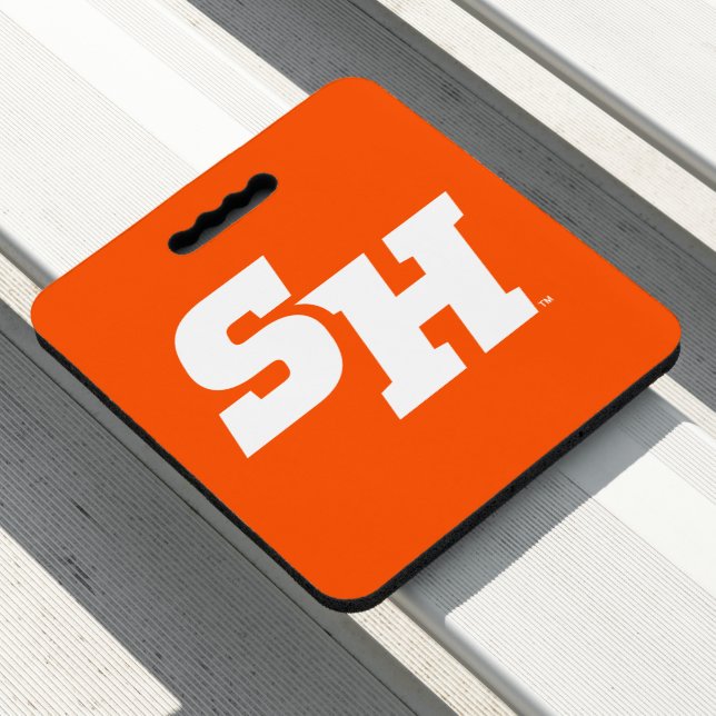 Sam Houston State University SH Wordmark Seat Cushion (In Situ)