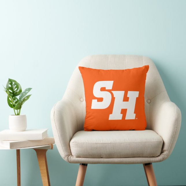 Sam Houston State University SH Wordmark Throw Pillow (Chair)