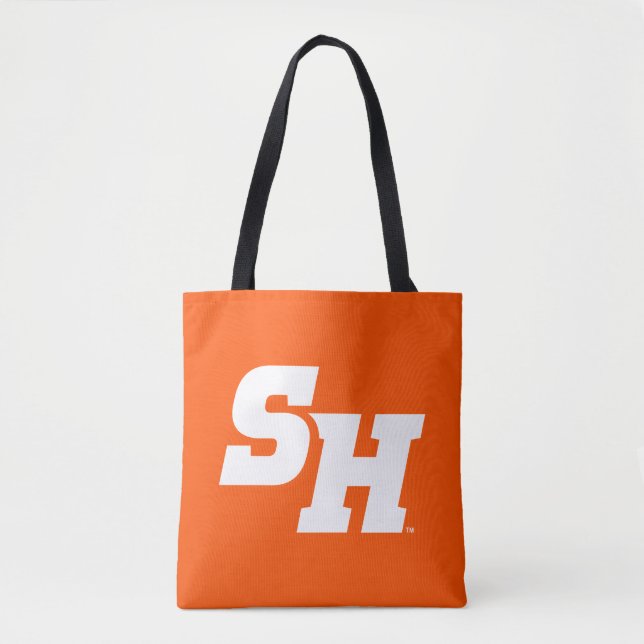 Sam Houston State University SH Wordmark Tote Bag (Front)
