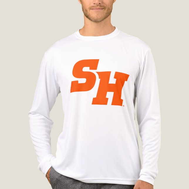 Sam Houston State University SH Wordmark Tri-Blend Shirt (Front)