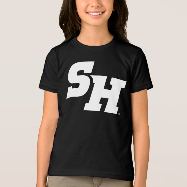 Sam Houston State University SH Wordmark Tri-Blend Shirt (Front)