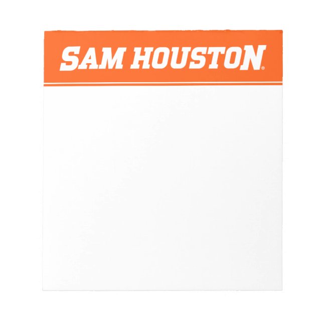Sam Houston State University Wordmark Notepad (Front)