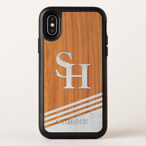 Sam Houston State Wood Logo Stripe OtterBox Symmetry iPhone X Case