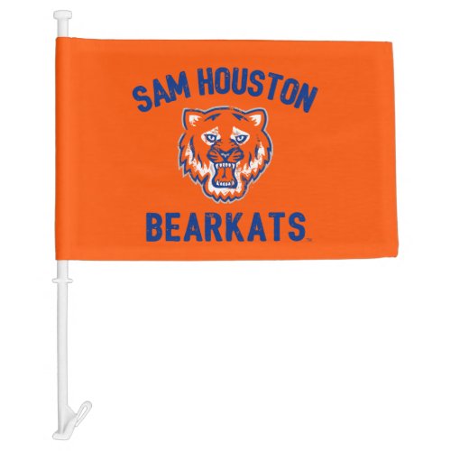 Sam Houston University Vintage Car Flag