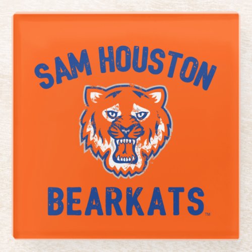 Sam Houston University Vintage Glass Coaster