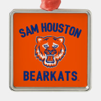 Sam Houston University Vintage Metal Ornament