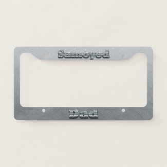 Sam Jeweled Letters & Textured License Plate Frame