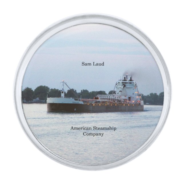 Sam Laud lapel pin (Front)