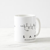 Sam peptide name mug (Front Right)