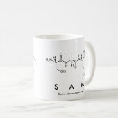 Sam peptide name mug (Front Right)