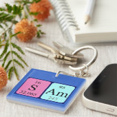 Sam periodic table name keyring (Front Right)
