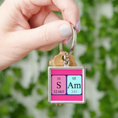 Sam periodic table name keyring (Hand)