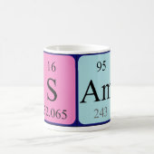 Sam periodic table name mug (Center)