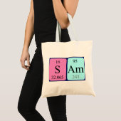 Sam periodic table name tote bag (Front (Product))