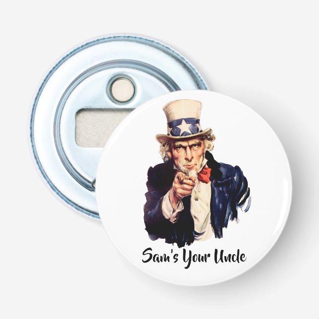 Sam’s Your Uncle Bottle Opener (Front)