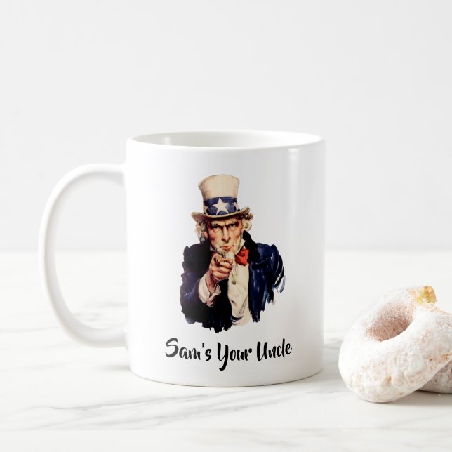 Sam’s Your Uncle Coffee Mug (With Donut)