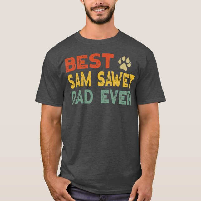 Sam Sawet Cat Dad Owner Breeder Lover Kitten  T-Shirt (Front)