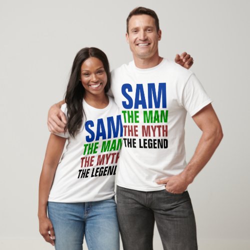 Sam the man the myth the legend T_Shirt