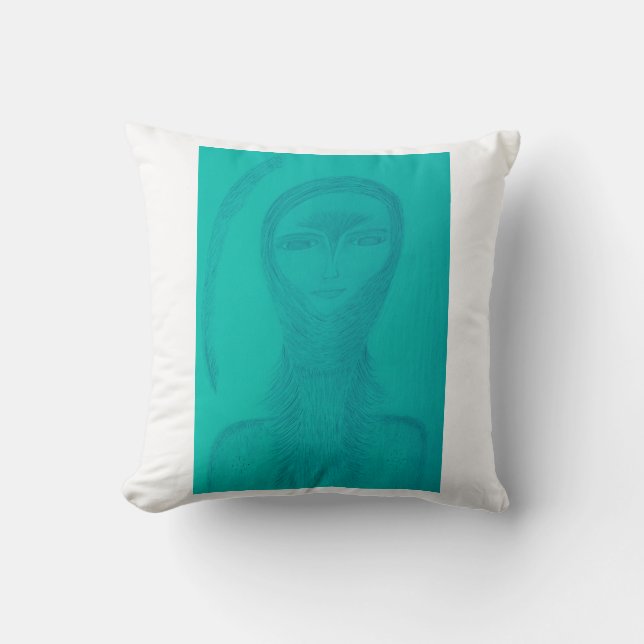 Sam Throw Pillow (Front)