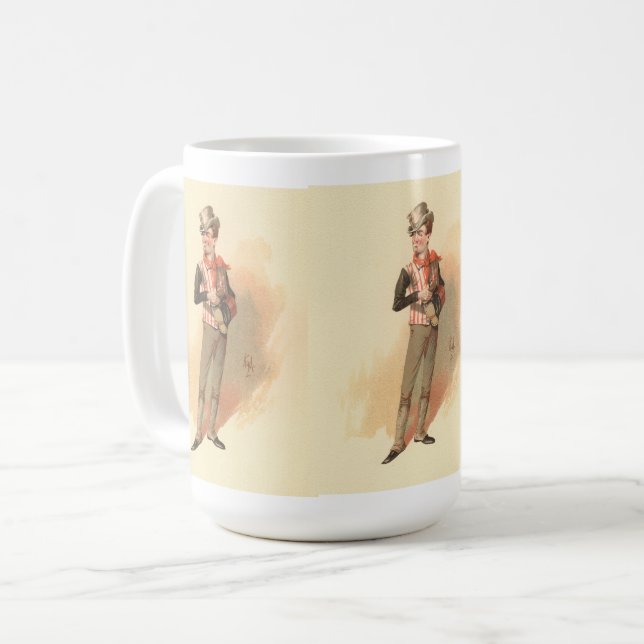 Sam Weller by Kyd from Dickens The Pickwick Papers Coffee Mug (Front Left)