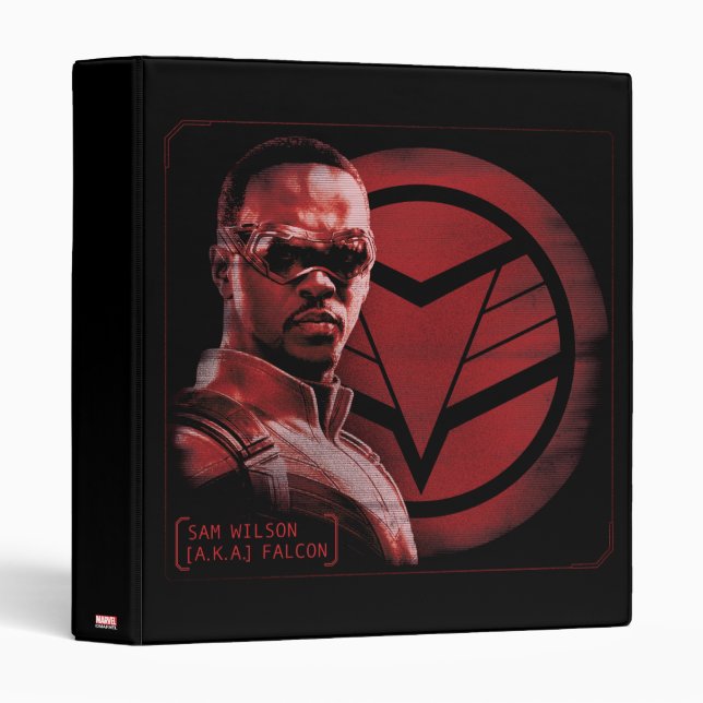 Sam Wilson A.K.A. The Falcon 3 Ring Binder (Front/Spine)