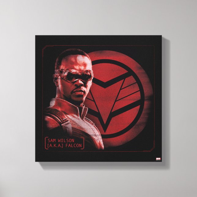 Sam Wilson A.K.A. The Falcon Canvas Print (Front)